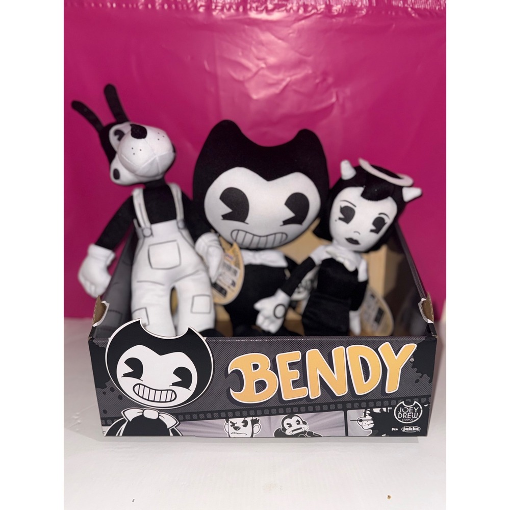 Bendy & The Ink Machine Jakks Pacific Plush Set Of 3